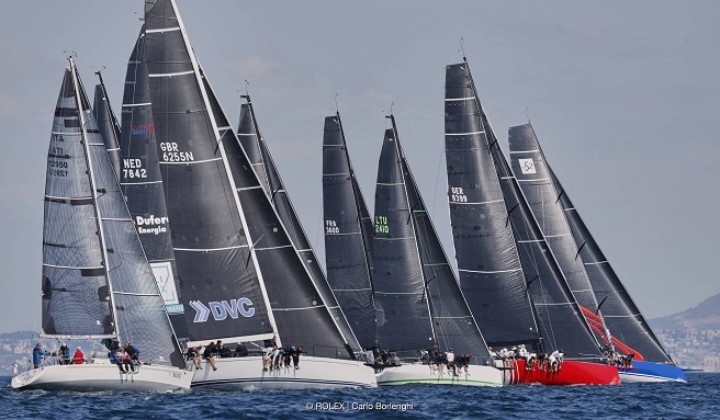 Tre Golfi Sailing Week, sole splendente ma vento ballerino nella seconda giornata del Campionato ORC del Mediterraneo