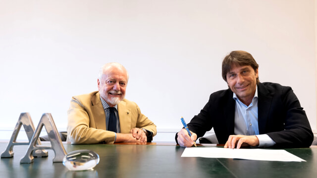 Calcio Napoli, vertice a Ischia tra Conte e De Laurentiis