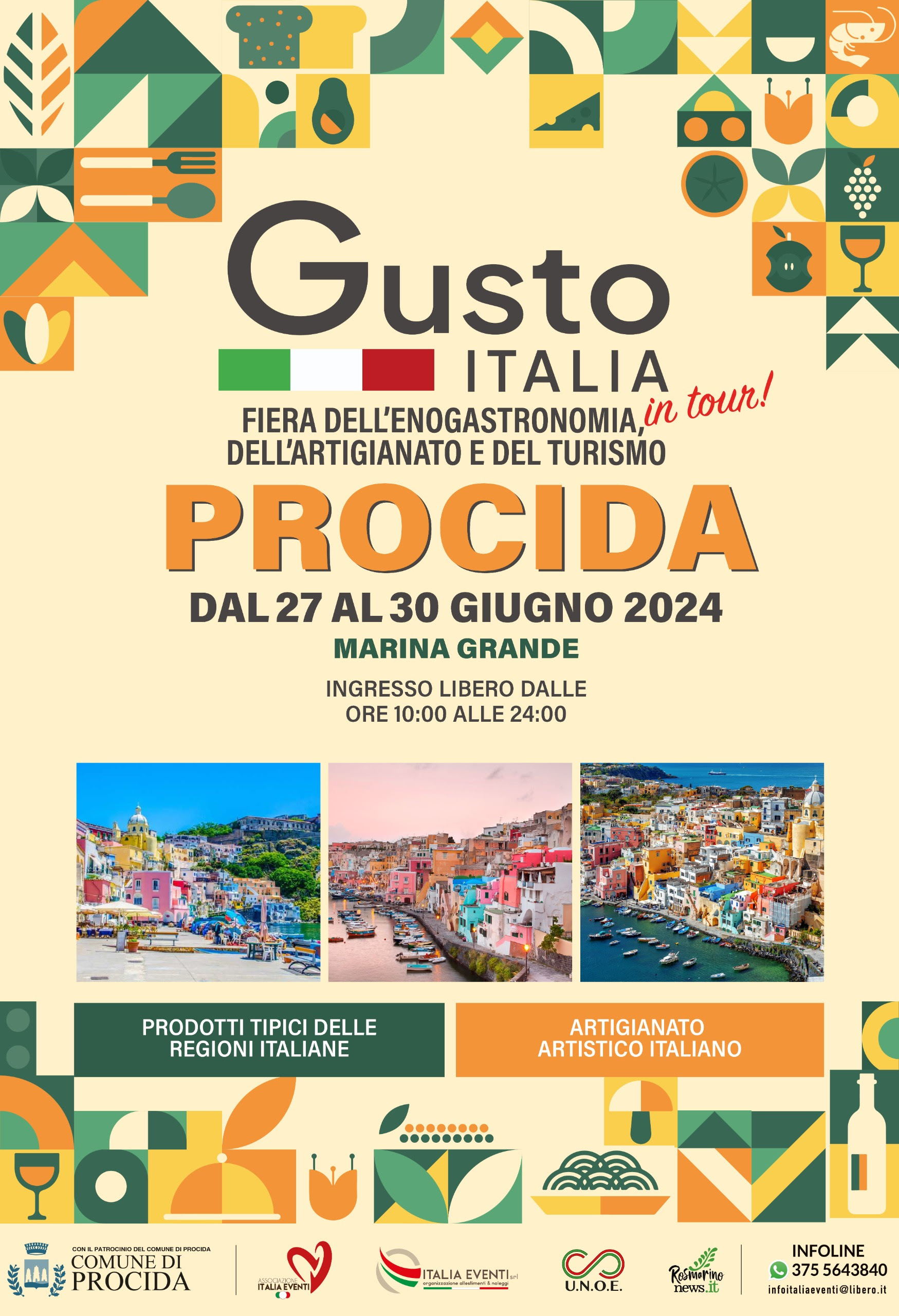 Gusto Italia sull'isola di Procida dal 27 al 30 giugno a Marina Grande