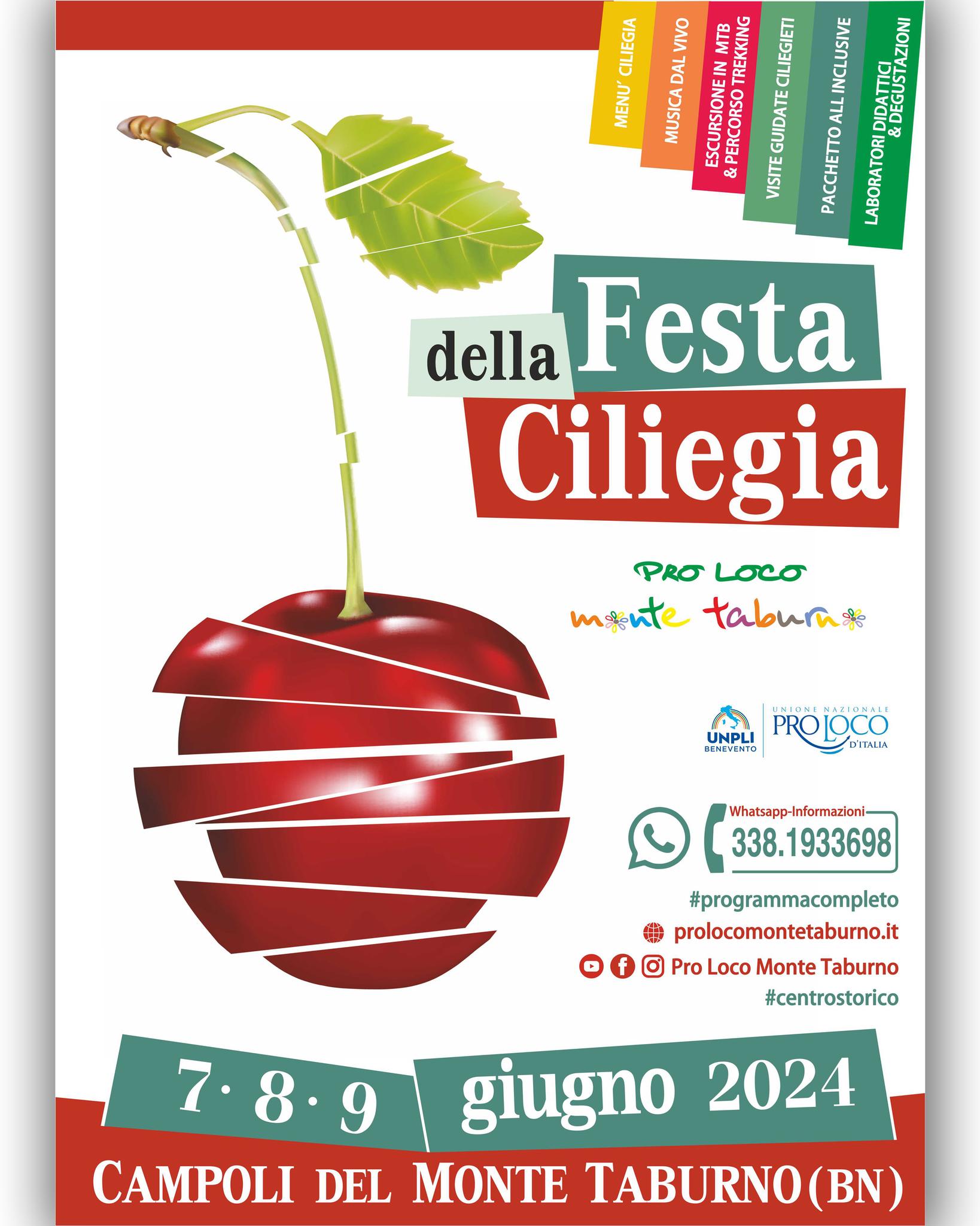 Sagre, a Campoli del Monte Taburno al via la Festa della Ciliegia