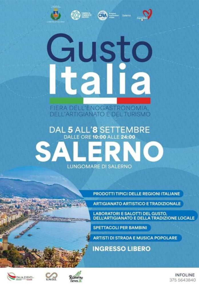 Gusto Italia, 4 giorni sul Lungomare di Salerno Gusto Italia, 4 giorni sul Lungomare di Salerno
