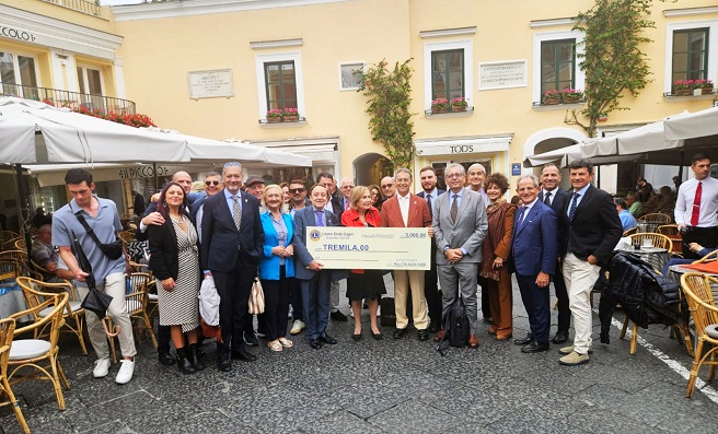 Capri, solidarietà in movimento grazie al Lions Club Capri