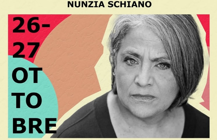 Nunzia Schiano nello spettacolo “Mater Purgatori” al Teatro Sala Molière di Pozzuoli