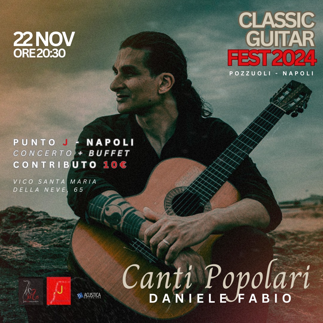 Daniele Fabio ospite al Punto "J" di Mergellina