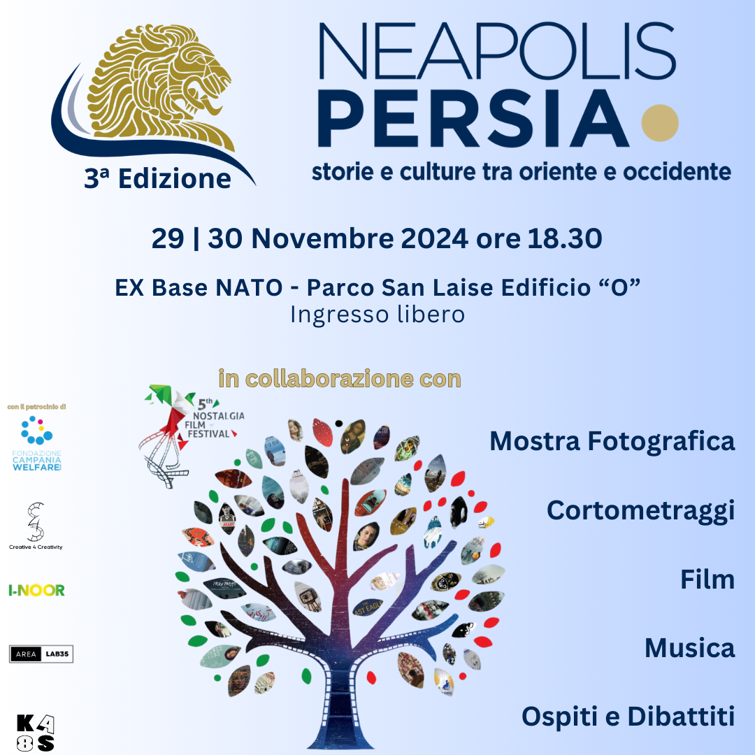 A Bagnoli l'evento NeapolisPersia, un viaggio di storie e culture tra Oriente e Occidente 