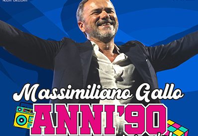 Massimiliano Gallo in scena al Teatro Cilea: "Anni 90’… Noi che volevamo la favola!"