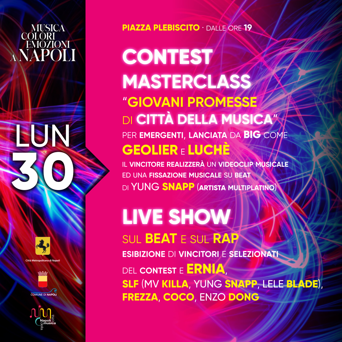 Capodanno a Napoli, quattro giorni di eventi in tutta la città: il programma completo