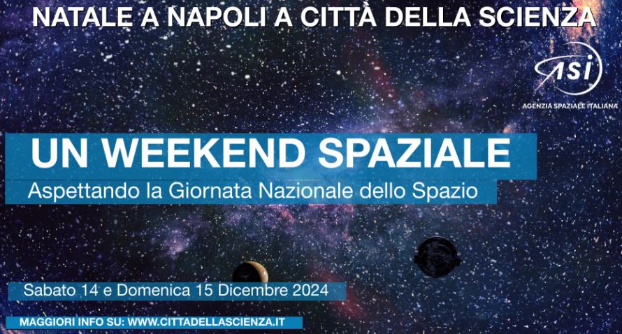Città della Scienza, un weekend spaziale per festeggiare il Natale