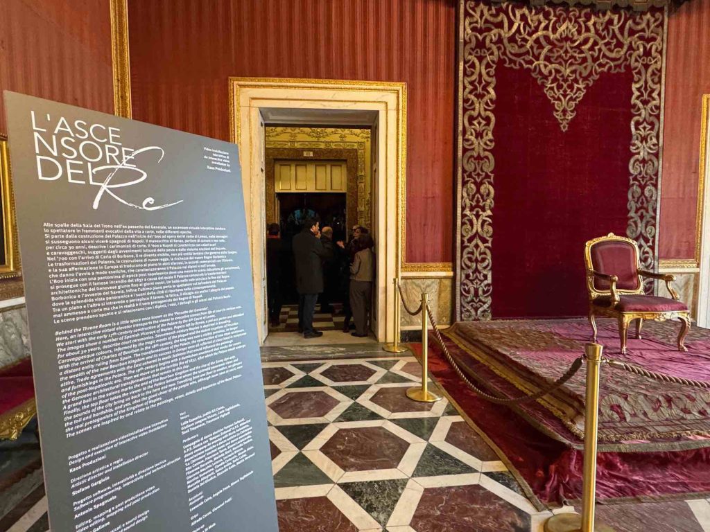"L’ascensore del Re", video installazione interattiva al Palazzo Reale di Napoli "L’ascensore del Re", video installazione interattiva al Palazzo Reale di Napoli