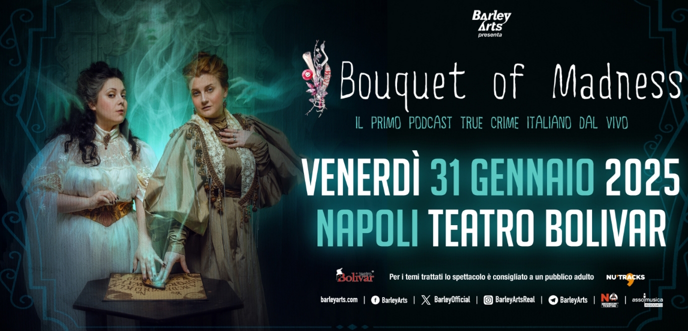 Al Teatro Bolivar arriva il True Crime con il podcast live "Bouquet of Madness"