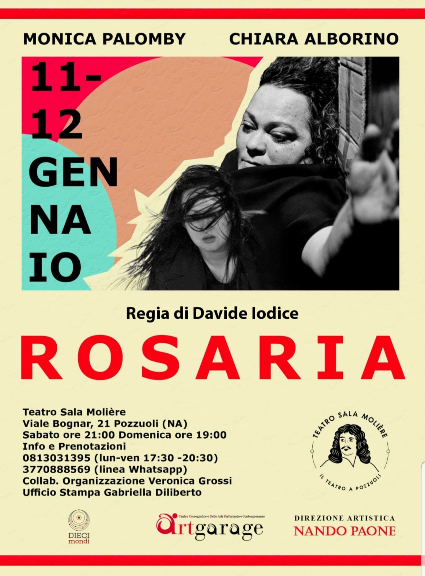 Al Teatro Sala Molière di Pozzuoli in scena "Rosaria" di Davide Iodice