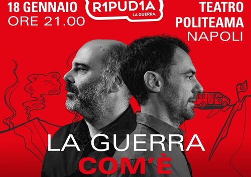 "La guerra com'è", al Teatro Politeama di Napoli Elio Germano e Teho Teardo