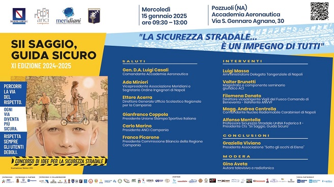 Accademia dell’Aeronautica: al via il il progetto "Sii Saggio, Guida Sicuro"