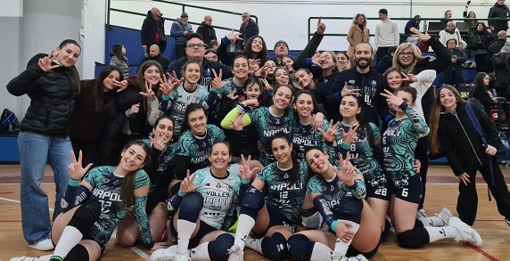 Volley Napoli, prima vittoria in casa del 2025