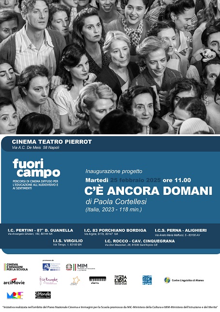 Fuori Campo, educazione al cinema e ai sentimenti nelle scuole campane: al via da Napoli Est il progetto CIPS