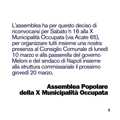 Bagnoli, sede X Municipalità occupata da giorni: incontri pubblici su crisi bradisismo