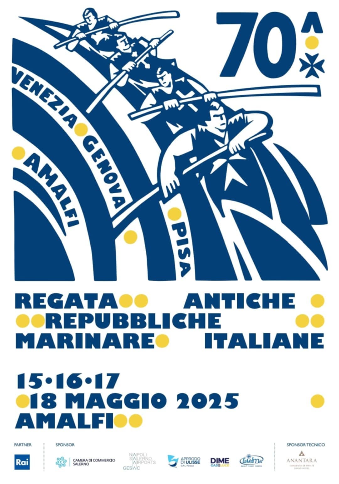 Svelata l’identità visiva della 70a Regata delle Antiche Repubbliche Marinare