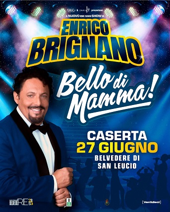 Enrico Brignano in scena al festival Un’Estate da Belvedere con “Bello di Mamma”