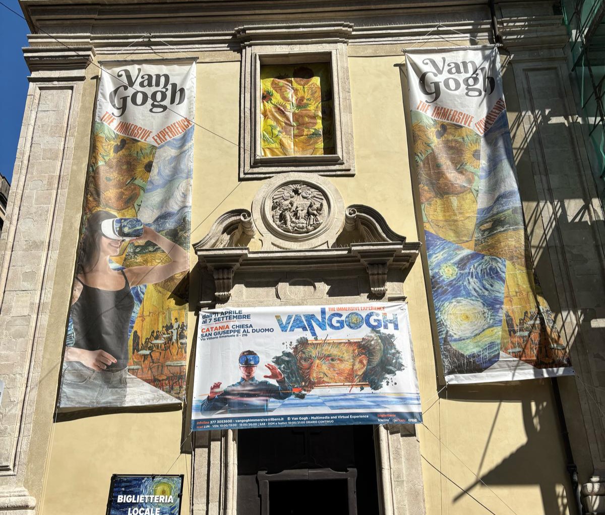 Van Gogh da 2anews.it Van Gogh dall’11 aprile torna a Catania nella Chiesa di San Giuseppe al Duomo