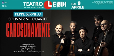 Peppe Servillo & Solis String Quartet al Teatro Lendi con “Carosonamente” 
