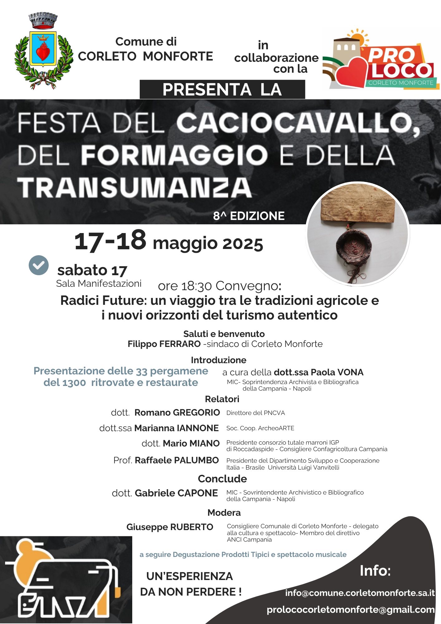Sagre e Feste in Campania da giovedì 15 a domenica 18 maggio sagre