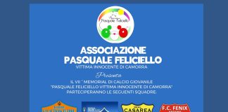 Casalnuovo di Napoli: in memoria di Pasquale Feliciello, vittima innocente di camorra, un quadrangolare di calcio con tanti ragazzi