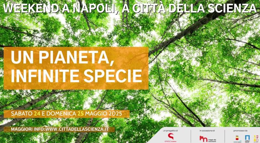 città della scienza celebra la giornata mondiale della biodiversità con l evento un pianeta infinite specie