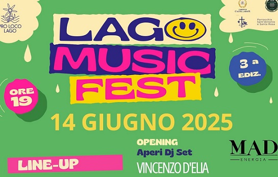 Castellabate: al via la manifestazione Lago Music Fest Castellabate: al via la manifestazione Lago Music Fest