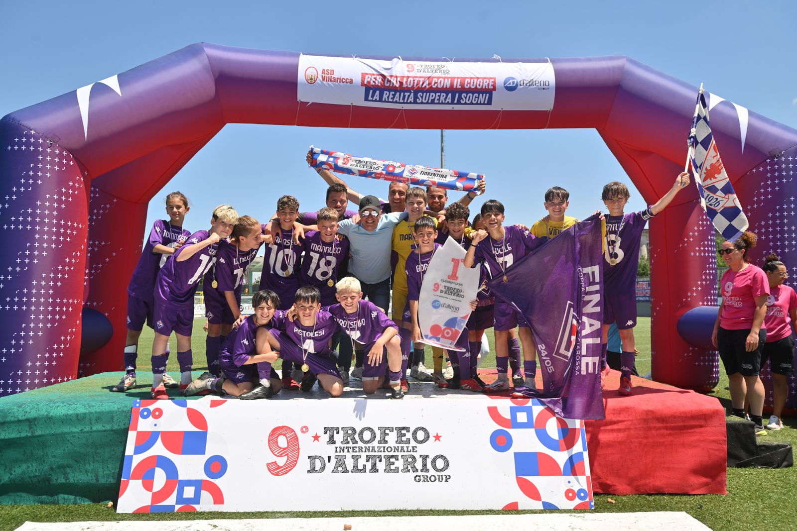 La Fiorentina vince la nona edizione del Trofeo D’Alterio Group La Fiorentina vince la nona edizione del Trofeo D’Alterio Group