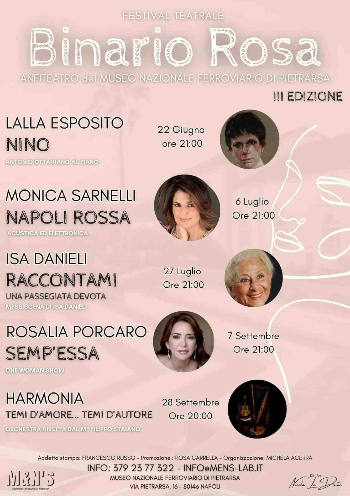 Binario Rosa: a Pietrarsa la terza edizione del palcoscenico al femminile Binario Rosa: a Pietrarsa la terza edizione del palcoscenico al femminile