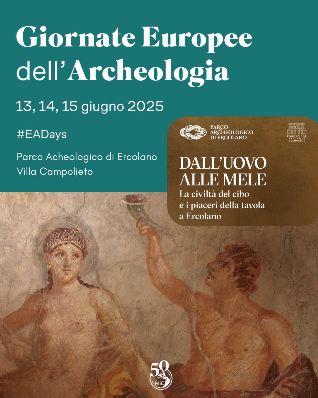 Al Parco Archeologico di Ercolano le Giornate Europee dell’Archeologia 2025 Al Parco Archeologico di Ercolano le Giornate Europee dell’Archeologia 2025