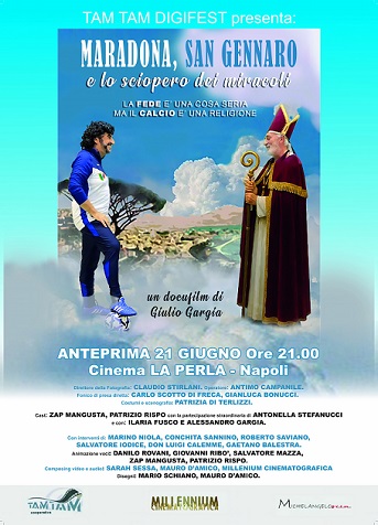 “Maradona, San Gennaro e lo sciopero dei miracoli”: l'anteprima del docufilm di Giulio Gargia
