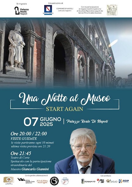 Palazzo Reale di Napoli, una notte al museo con Giancarlo Giannini