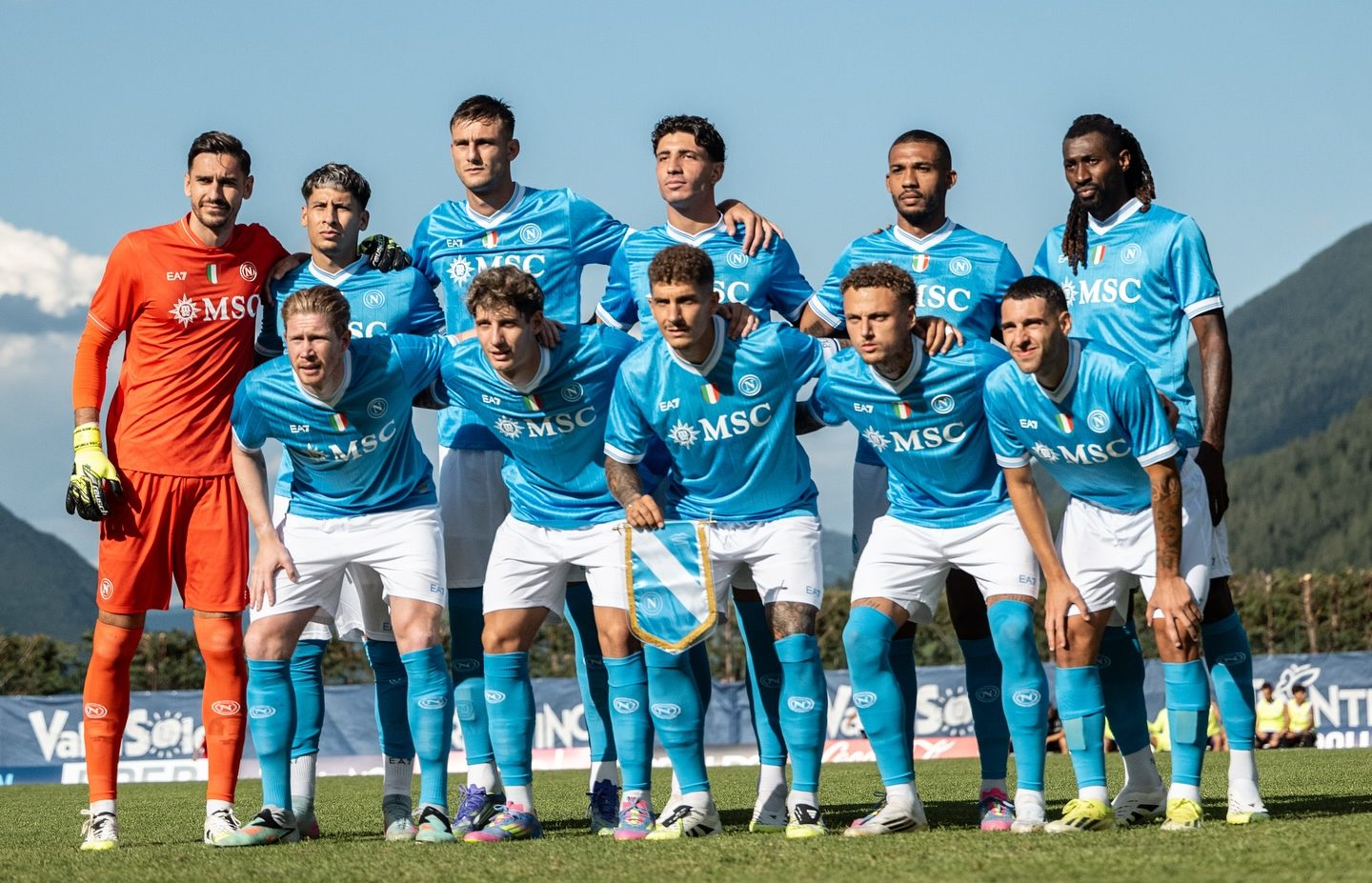 Dimaro, amichevole Calcio Napoli-Arezzo 0-2. Azzurri con troppi carichi di lavoro