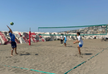 Inaugurato sul lungomare di Napoli il nuovo campo di beach e foot volley