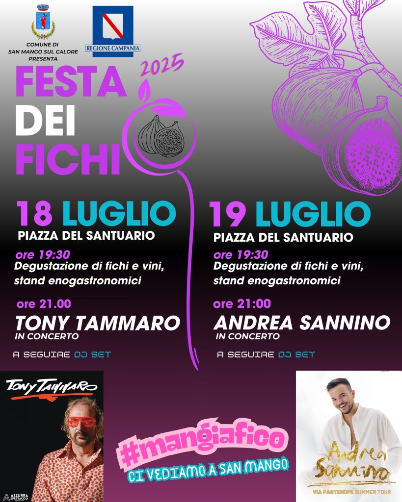 A San Mango sul Calore tutto pronto per la Festa dei Fichi