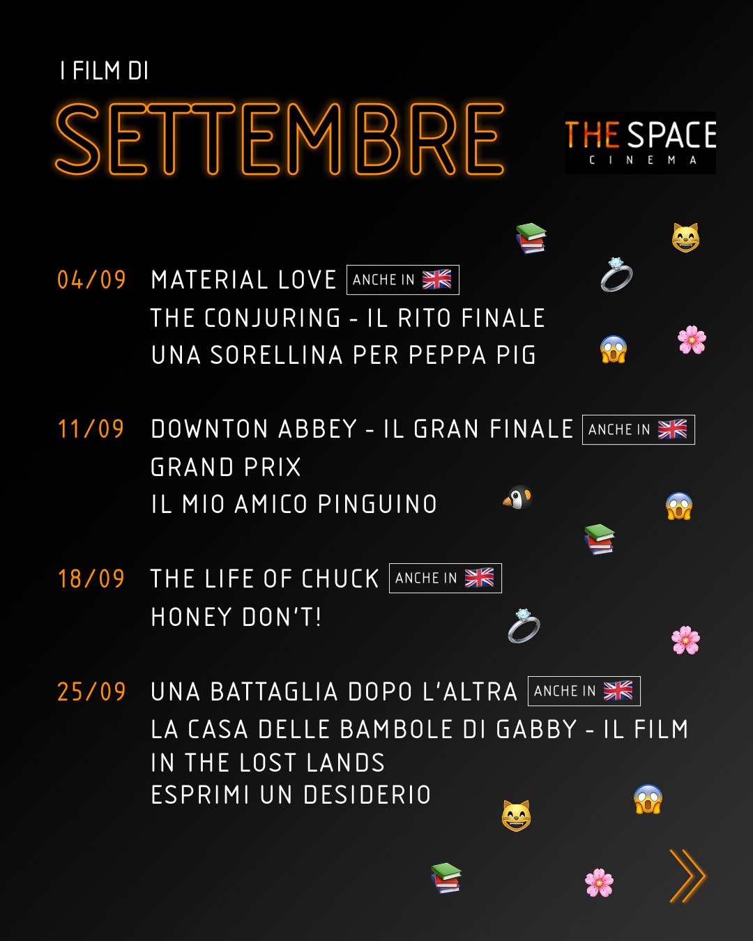 eventi cinema