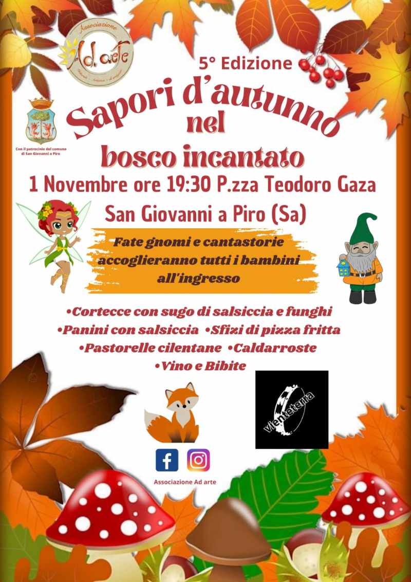 Sagre e Feste in Campania da giovedì 23 a domenica 26 ottobre sagre