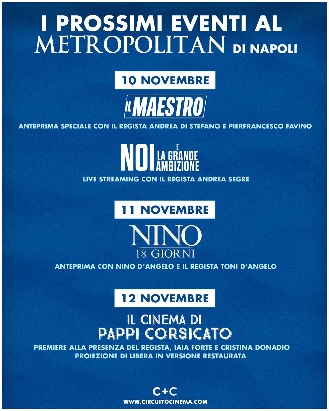 Eventi a Napoli, cosa fare nel weekend da venerdì 7 a domenica 9 novembre 2025 eventi a napoli