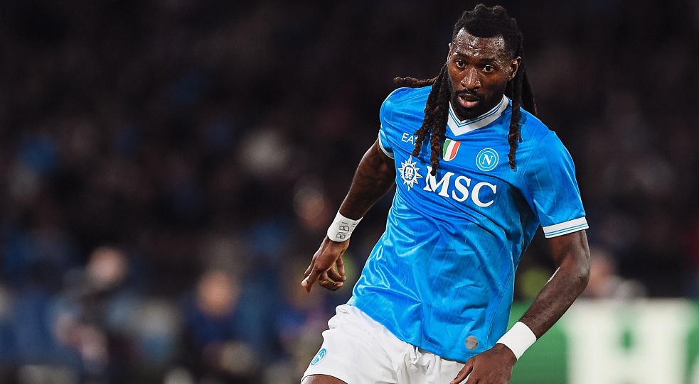 calcio napoli infortunio per anguissa rischio stiramento e lungo stop