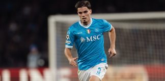 Calcio Napoli, distorsione alla caviglia e stop lungo per Gutierrez: quanto starà fuori