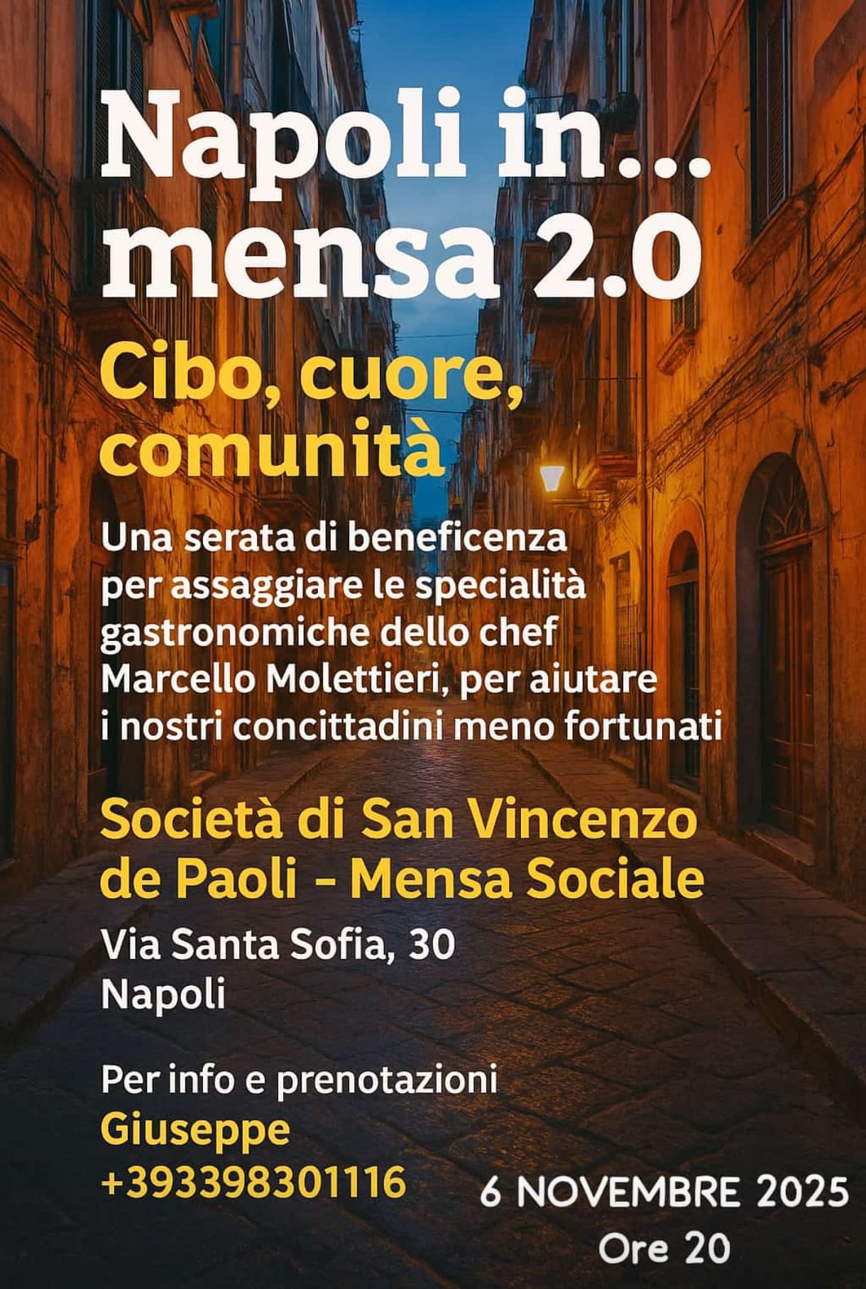 A Santa Sofia, la seconda edizione di “Napoli in… mensa 2.0” A Santa Sofia, la seconda edizione di “Napoli in… mensa 2.0”