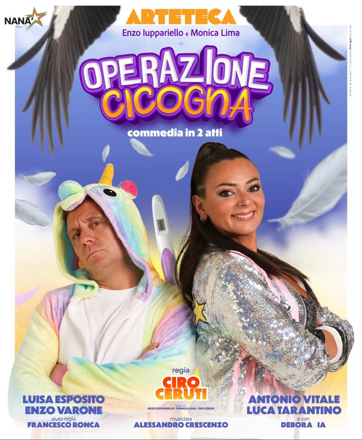 Arteteca al New Teatro Troisi con “Operazione Cicogna”: comicità, e riflessioni sulla genitorialità moderna