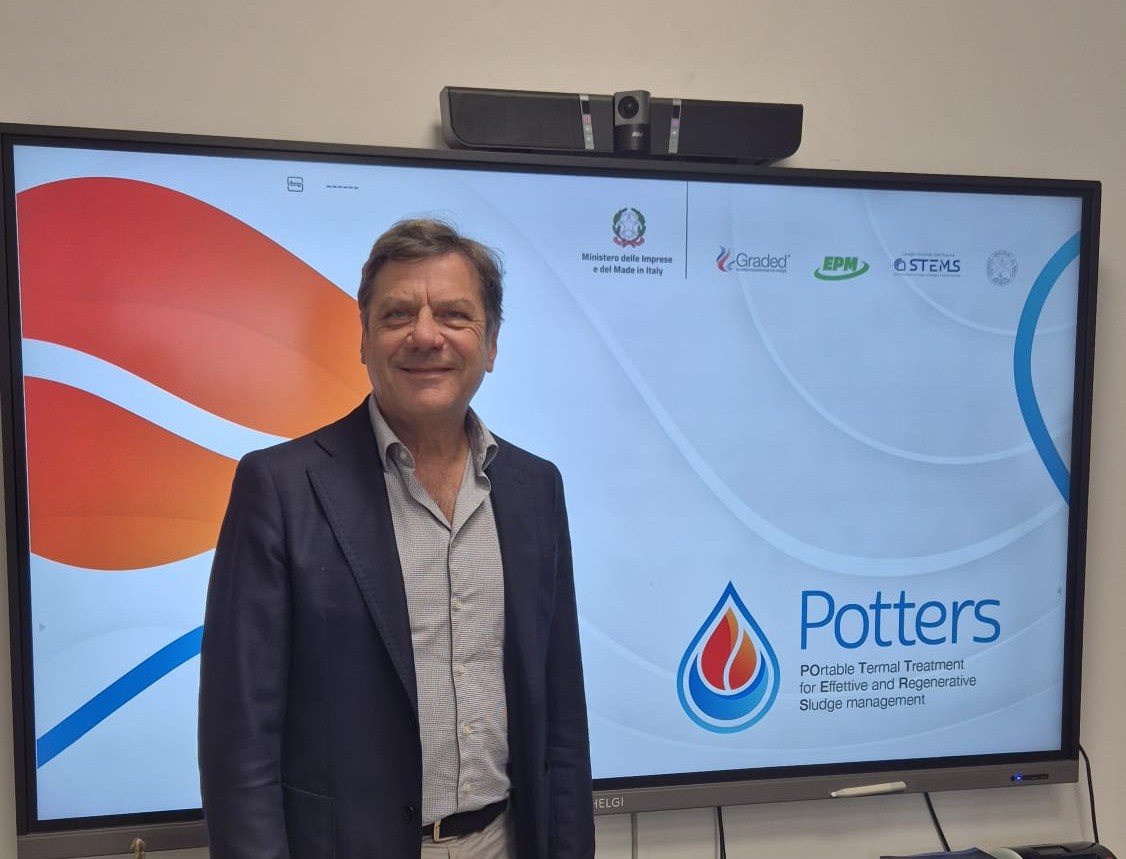 “Potters”, energia dai fanghi di depurazione: così Graded trasforma i rifiuti in valore