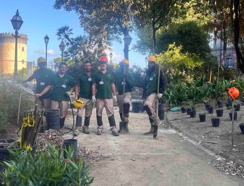 Palazzo Reale di Napoli, presentazione dei lavori di restauro del Giardino Romantico Palazzo Reale di Napoli, presentazione dei lavori di restauro del Giardino Romantico