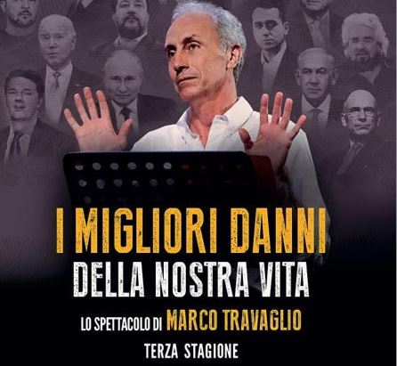 Trianon Viviani, Marco Travaglio in “I migliori danni della nostra vita” Trianon Viviani, Marco Travaglio in “I migliori danni della nostra vita”