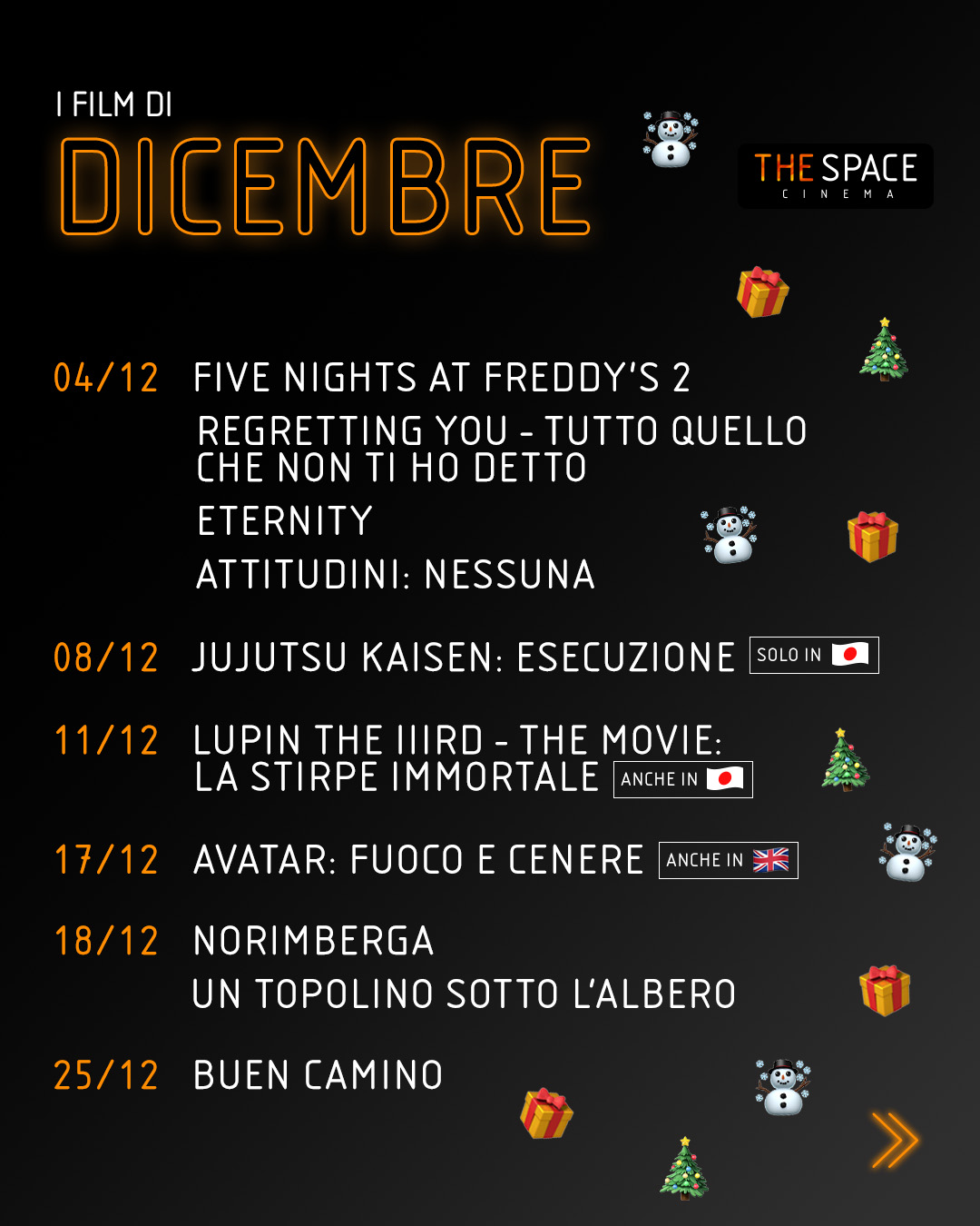 Eventi a Napoli, cosa fare nel weekend dell'Immacolata da venerdì 5 a lunedì 8 dicembre 2025 eventi napoli cinema