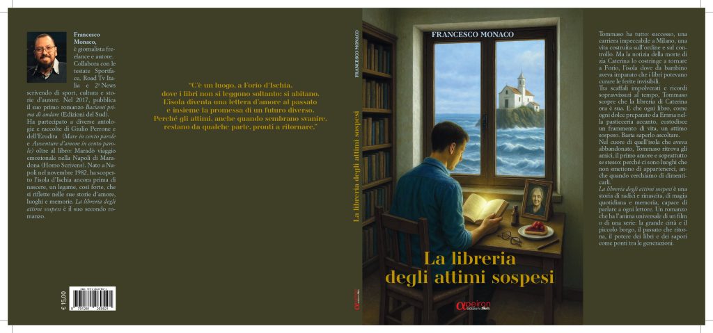 Forio, tra mare e magia: alla Raffaello la presentazione de 'La libreria degli attimi sospesi' di Francesco Monaco