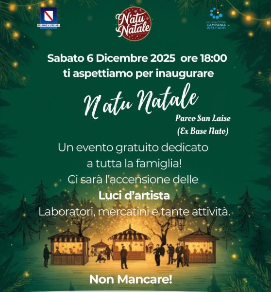 n8217atu natale dal 6 dicembre si illumina il parco san laise di bagnoli