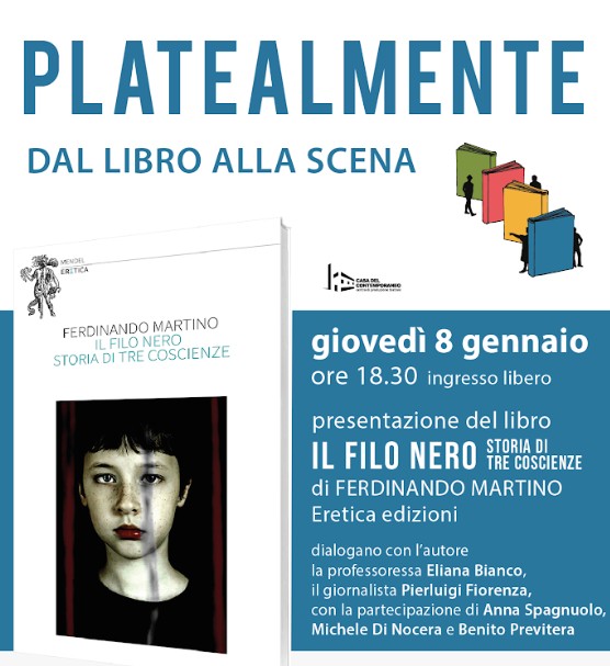 Castellammare di Stabia, al Teatro Karol Ferdinando Martino e il suo "IL FILO NERO. Storia di tre coscienze"